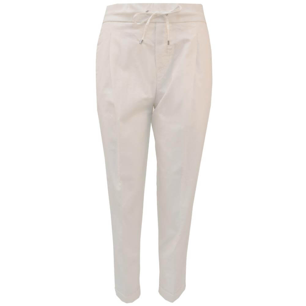 United Colors of Benetton Stretch Cotton Tie Belt Trousers